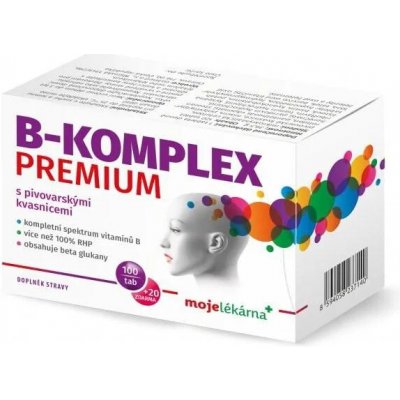 Moje lékárna B-Komplex Premium 100+20 tablet – Hledejceny.cz