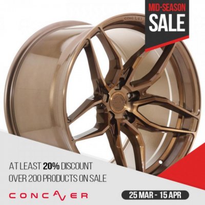 Concaver CVR3 9x19 5x130 ET20-51 brushed bronze – Sleviste.cz