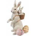 Dekorace králík s nůší a malým králíčkem 10*9*16 cm – Hledejceny.cz
