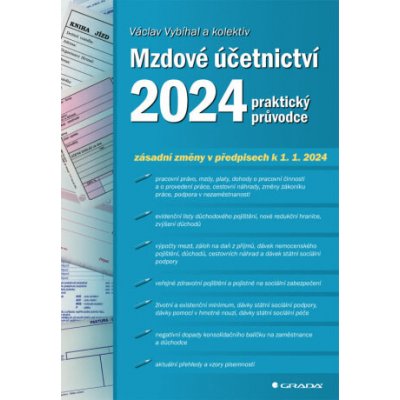 Mzdové účetnictví 2024 - Jan Přib, Václav Vybíhal