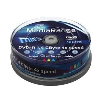 MediaRange DVD-R 1,4GB 4x, printable, spindle, 10ks (MR430)
