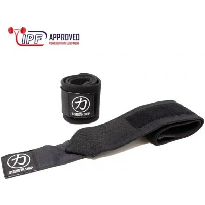 IPF Approved Bandáže na zápěstí SS Wrist wraps heavy černá 90 cm – Hledejceny.cz
