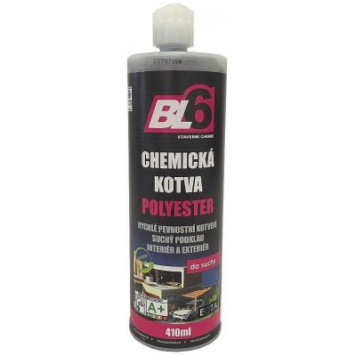 Chemická kotva polyester BL6 - kartuše 410ml – Sleviste.cz