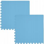 Divio Pěnový koberec MAXI COLOR 2 ks 62x62x1 cm modrý – Zboží Mobilmania