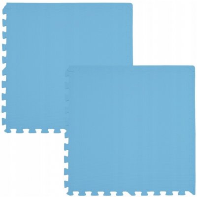 Divio Pěnový koberec MAXI COLOR 2 ks 62x62x1 cm modrý – Zboží Mobilmania