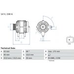 generátor BOSCH 0 986 082 240