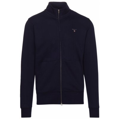 Gant MIKINA GANT ORIGINAL FULL ZIP CARDIGAN modrá