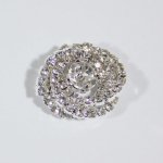 Knoflík štrasový K19I, průměr 20 mm – Zboží Dáma