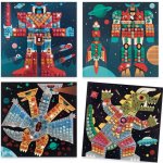 Djeco Mozaika roboti a příšery – Zboží Mobilmania