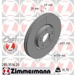 Brzdový kotouč ZIMMERMANN 285.3516.20 | Zboží Auto