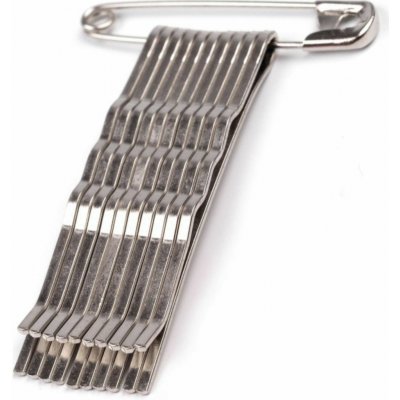 Mazoretka Sponka do vlasů stříbrná (10 ks) – Zboží Dáma