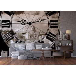 AG Design FTS-1322 Papírová fototapeta Clock rozměry 360 x 254 cm