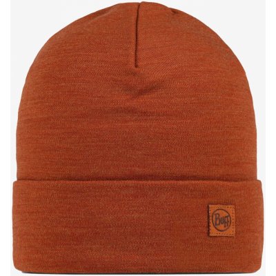 Buff čepice merino Heavyweight beanie solid cinnamon – Hledejceny.cz