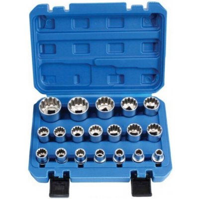 Nástrčné hlavice 1/2" Satra Vario Plus 12hranné 19ks S-19GL12 – Zboží Mobilmania