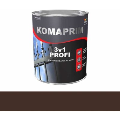 Dulux KOMAPRIM PROFI 3v1/0,75L RAL 8017 tmavě hnědá – Sleviste.cz