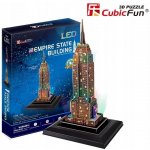 CubicFun 3D puzzle svítící Empire State Building 38 ks – Zboží Dáma