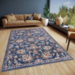 Hanse Home Collection Luxor 105634 Caracci Blue Multicolor modrá – Zboží Mobilmania