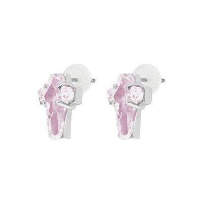 Tribal náušnice Swarovski ESSW27 PINK – Sleviste.cz