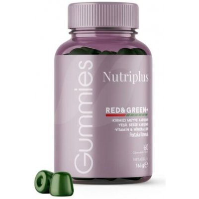Nutriplus Red & Green Mix Gummy 60 bonbonů – Hledejceny.cz