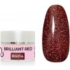 Gel lak Expa nails barevný gel na nehty brilliant red třpyt 5 g