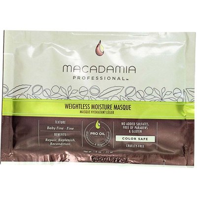 Macadamia Weightless Moisture Masque 30 ml – Zbozi.Blesk.cz