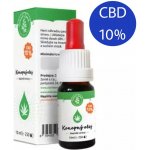 Zelená Země CBD konopný olej 10% 10 ml – Zbozi.Blesk.cz