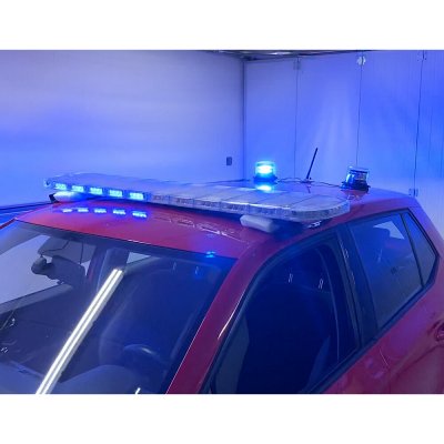 Stualarm LED rampa 1442mm, modrá/červená + 2x LED maják – Zboží Mobilmania