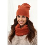 Fashionweek dámská čepice a šála cashmere touch S2468 Rudý – Hledejceny.cz