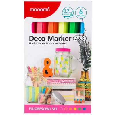 Monami Deco Marker 463 fluorescent – Zboží Živě