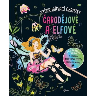 Vyškrabávací obrázky: Čarodějové a elfové – Zboží Mobilmania