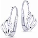 Cutie Diamonds Luxusní náušnice z bílého zlata s brilianty DZ8024-L-55-00-X-2 – Hledejceny.cz