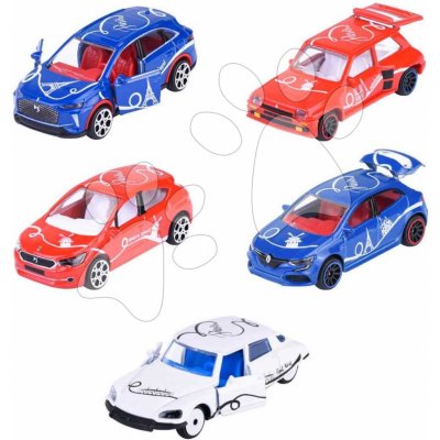 Majorette Autíčka French Touch 5 Pieces Giftpack kovová s odpružením délka 7,5 cm sada 5 druhů – Zboží Dáma