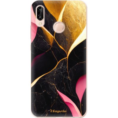 Pouzdro iSaprio - Gold Pink Marble - Huawei P20 Lite – Zboží Mobilmania