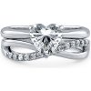 Prsteny Mabell Set dámských stříbrných prstenů ADELLE CZ221R0442 9C45