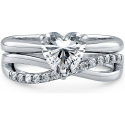 Mabell Set dámských stříbrných prstenů ADELLE CZ221R0442 10C45