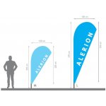 Beachflag, tvar kapka Alerion – Hledejceny.cz