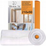 Těsnění do balkonových dveří pro klimatizaci Mission Air 90x210 cm bílé | Zboží Auto