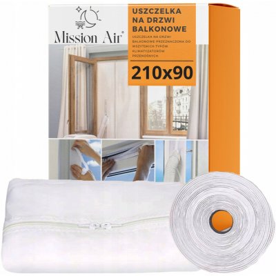 Těsnění do balkonových dveří pro klimatizaci Mission Air 90x210 cm bílé | Zboží Auto