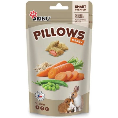 Akinu Pillows polštářky mrkev Hlodavec 40 g – Zboží Mobilmania