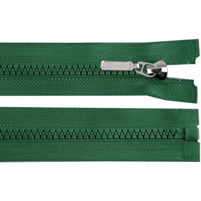 Prima-obchod Kostěný zip No 5 délka 70 cm s ozdobným jezdcem, barva 273 zelená smrková – Hledejceny.cz