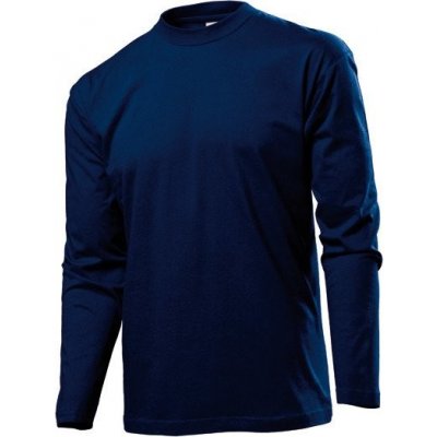 Pánské Oeko-Tex tričko Stedman s dlouhým rukávem 160g/m modrá půlnoční tmavá 240