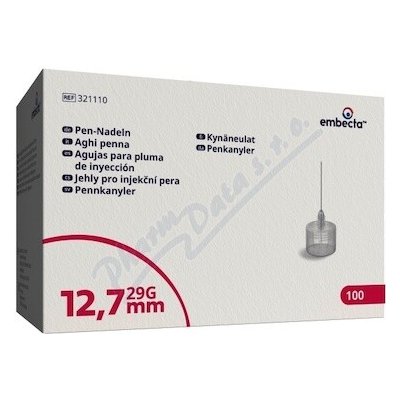 Embecta Jehly pro injekční pera 12.7mm 29 g 100 ks – Sleviste.cz