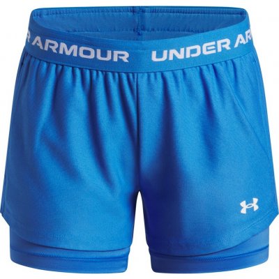 Under Armour G TECH PLAY UP 2-IN-1 SHORTS modré 6004985-402 – Zboží Dáma