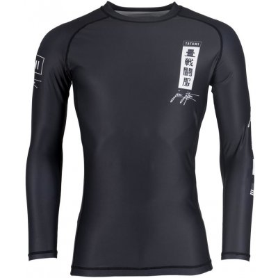 Fightwear Tatami Rashguard funkční tričko Tatami Kanagawa dlouhý rukáv černý