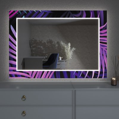 Artalo LED zrcadlo s dekorem D18 50 x 50 cm – Hledejceny.cz