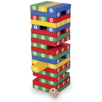 Mik Toys Jenga věž barevná