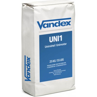 VANDEX UNI 1 Těsnicí a opravná malta 25kg – Zbozi.Blesk.cz