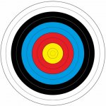 YATE Terč 60 cm papír+nylon sada 10 ks – Zboží Dáma