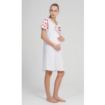 Vienetta dámská noční košile mateřská Love světle šedá – Sleviste.cz