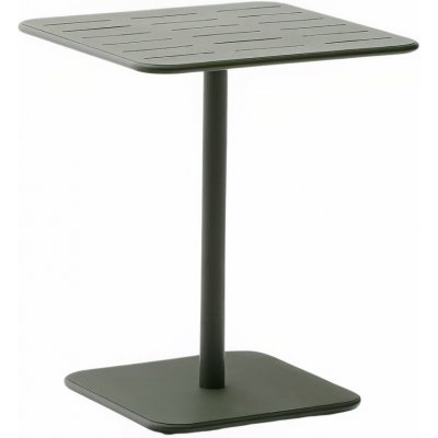 Kave Home Brai 70 x 70 cm kovový zahradní stůl Tmavě zelený – Hledejceny.cz